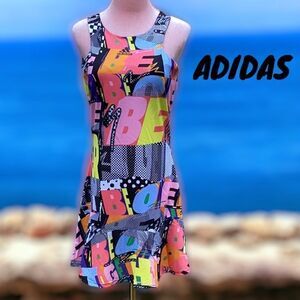 ADIDAS NWT T PRIDE Y TENNIS DRESS ACTIVE WEAR KEEP COOL DRY WITH SHORTS